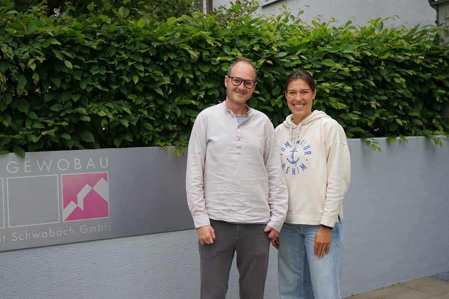André Hinkl und Leonie Höfler